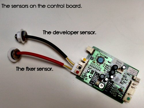 Sensors on Control Board